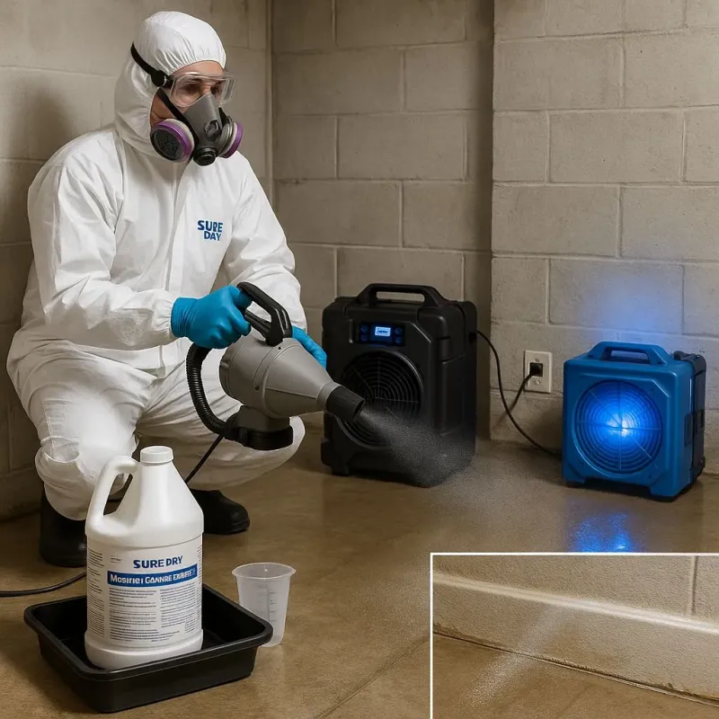 Sanitization and Odor Removal process in Zephyrhills West, FL