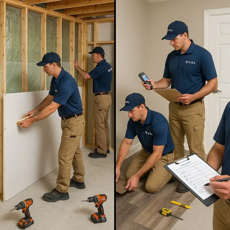 Repairs and Reconstruction process in Zephyrhills West, FL